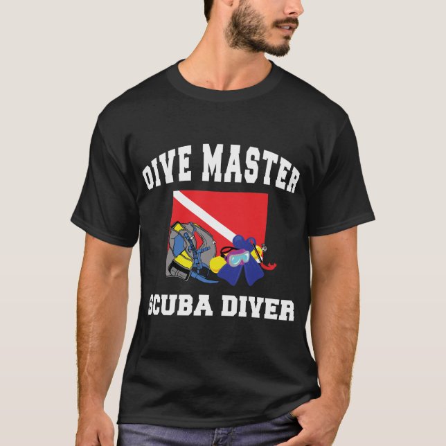 Dive Master SCUBA Diver T-Shirt (Front)
