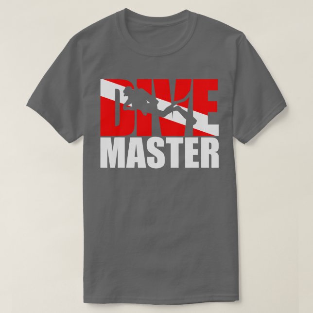 Dive Master Scuba Diving Gift  T-Shirt (Design Front)