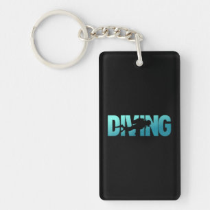 Dive Scuba Diver Diving Scuba Snorkeling Ocean Key Ring