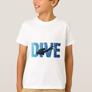 Dive Scuba Diver Horizontal T-Shirt