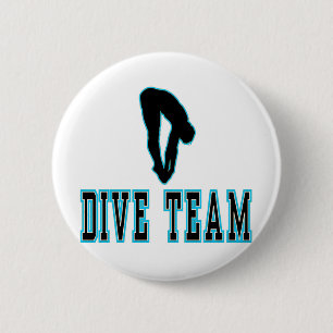 Dive Team T-shirts and Gifts. 6 Cm Round Badge