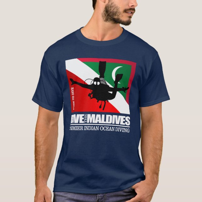 Dive The Maldives DF2 T-Shirt (Front)