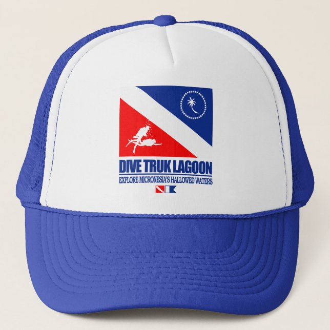 Dive Truk Lagoon Trucker Hat (Front)