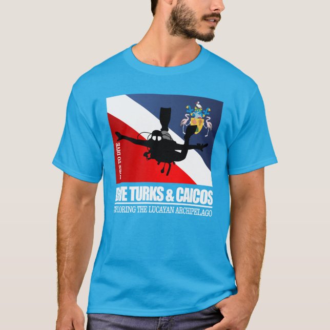 Dive Turks & Caicos DF2 T-Shirt (Front)