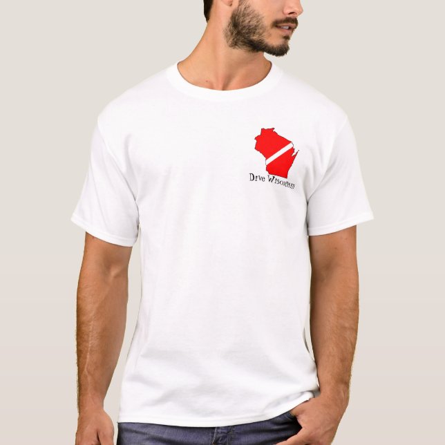 Dive wisconsin, Dive Wisconsin T-Shirt (Front)