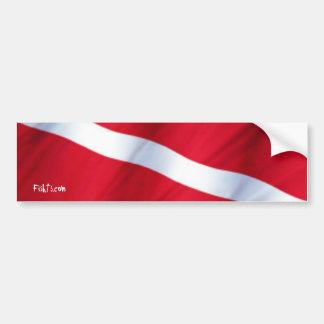 DiveFlag Bumper Sticker