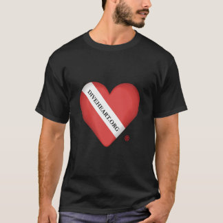 Diveheart Heart Men's T-Shirt