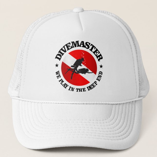 Divemaster (Deep End) Trucker Hat (Front)