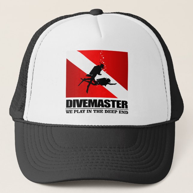Divemaster (Deep End) Trucker Hat (Front)