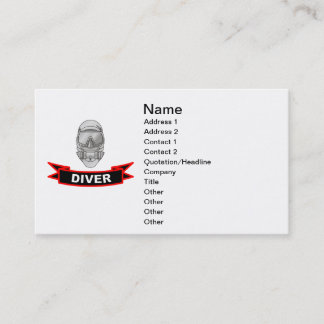 Diver Business Card