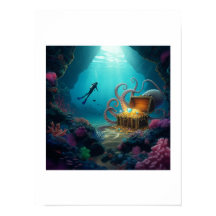 Diver discovers a sea treasure