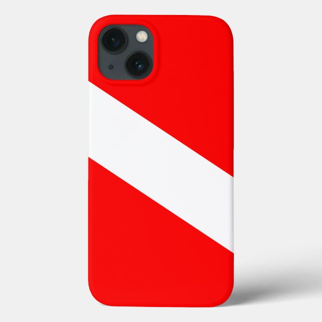 Diver Down Flag Case-Mate iPhone Case (Back)