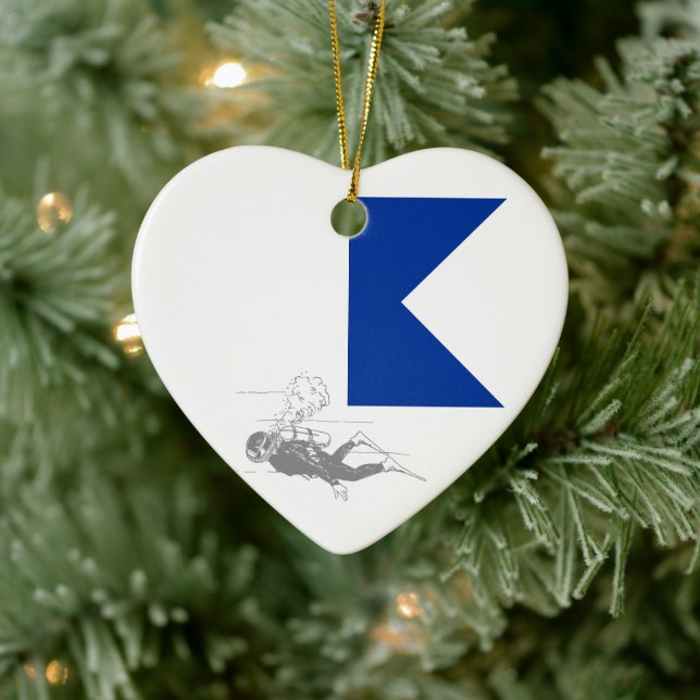 Diver Driver Ceramic Tree Decoration (Tree)