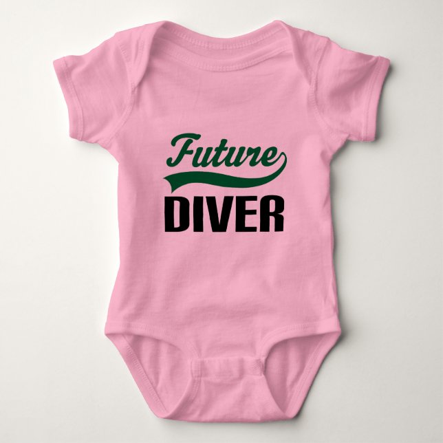 Diver (Future) Baby Bodysuit (Front)