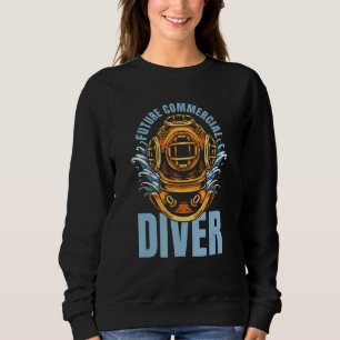 Diver Future Dive Scuba  Snorkeling Commercial Div Sweatshirt