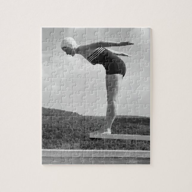 Diver Jigsaw Puzzle (Vertical)