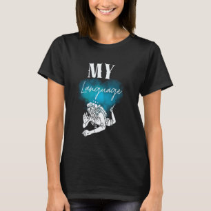 Diver Language Hand Sign Gifts Scuba Diving Diving T-Shirt