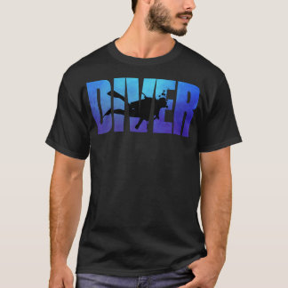 DIVER Love Scuba Reef Diving Snorkeling Vintage Me T-Shirt