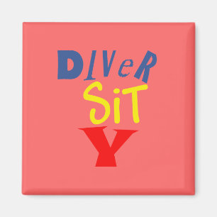 Diver Sit Y Round Magnet