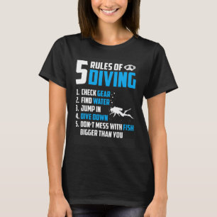 Diver Snorkeling Diving Sport Vacation 2 T-Shirt