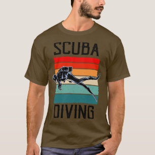 Diver Snorkelling Vintage Scuba Diving T-Shirt