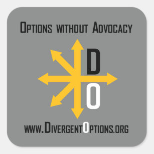 Divergent Options Sticker