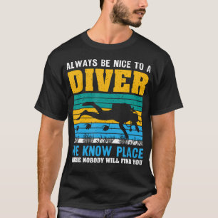 Divers Scuba Diving Mask Snorkel Fins For Men And T-Shirt