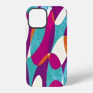 Diverse colours, vintage pattern collection. iPhone 12 case