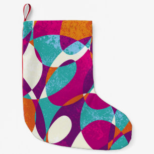 Diverse colours, vintage pattern collection. small christmas stocking