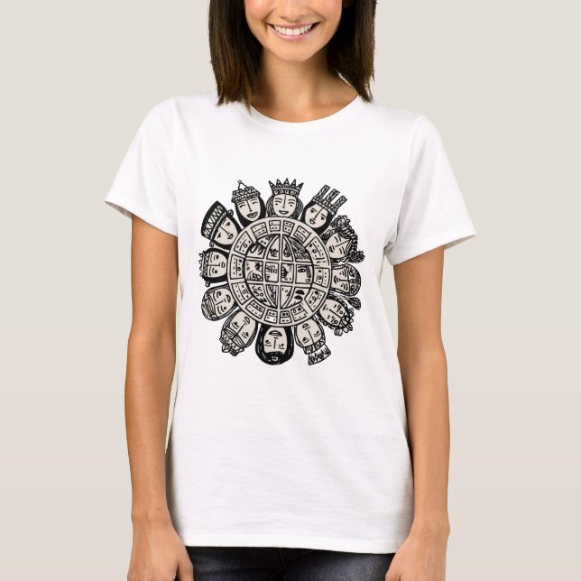 Diverse Cultures Connected Design T-Shirt (Front)