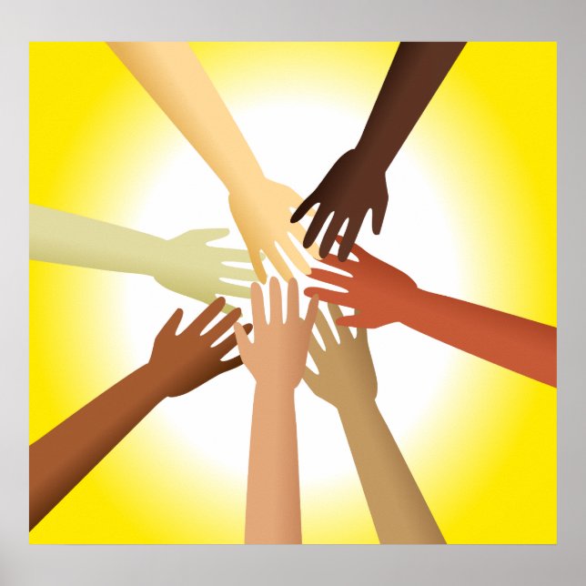Diverse Hands Poster (Front)