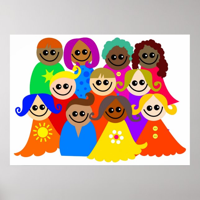 Diverse Kids Poster (Front)