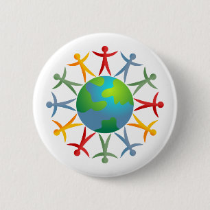 Diverse World 6 Cm Round Badge