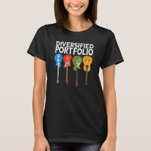 Diversified Portfolio Electric Guitars Bass Acoust T-Shirt