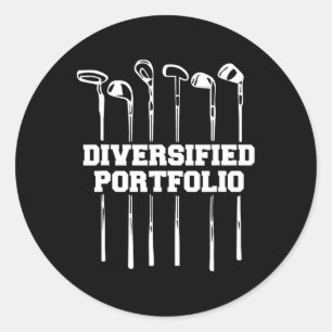Diversified Portfolio Golf Classic Round Sticker