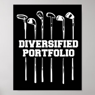 Diversified Portfolio Golf Poster