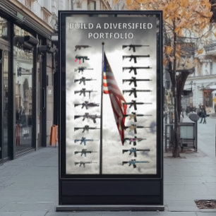 Diversified portfolio gun poster