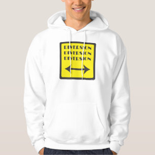 DIVERSION SIGN SQUARE HOODIE