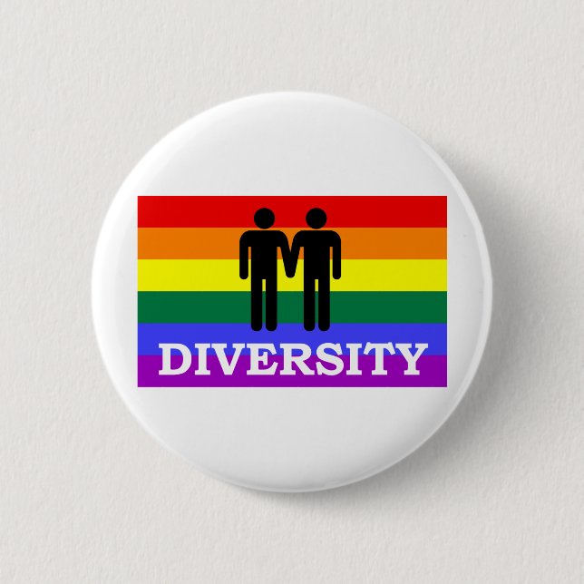 Diversity 6 Cm Round Badge (Front)
