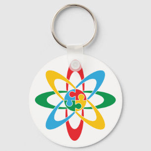 Diversity and Inclusion/Autism Awareness Key Ring