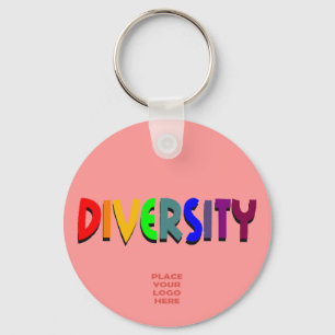 Diversity Custom Salmon Keychain