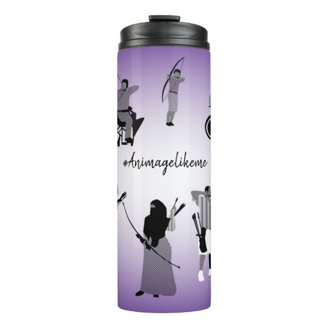 Diversity Designs Archery Tumbler (Front)