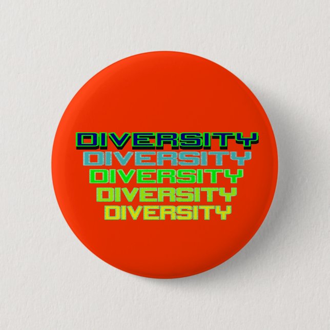 Diversity Ditto 6 Cm Round Badge (Front)