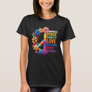Diversity Equality Love Peace Human Rights Social  T-Shirt