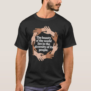 Diversity Inclusion Equality Unity Inspirational Q T-Shirt