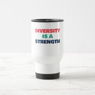 Diversity Is A Strength Custom Text Disability Pri Travel Mug