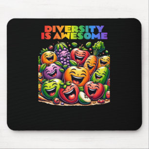 Diversity Is Awesome Sticker Mouse Pad
