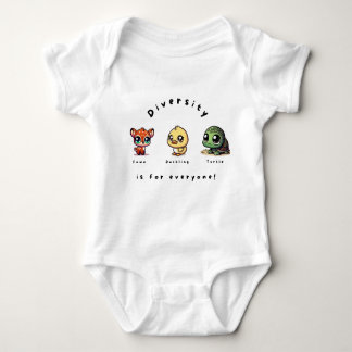 Diversity is for ALL ages Baby Bodysuit