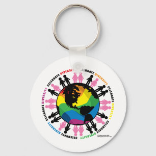 Diversity LGBT Key Ring