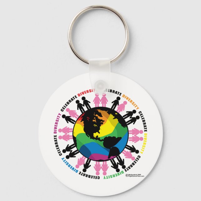 Diversity LGBT Key Ring (Front)